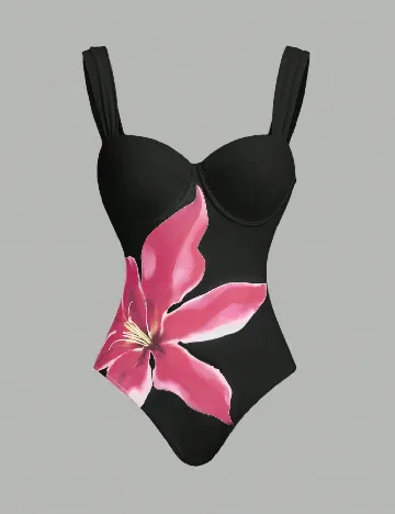 Costum de baie SHEIN, negru