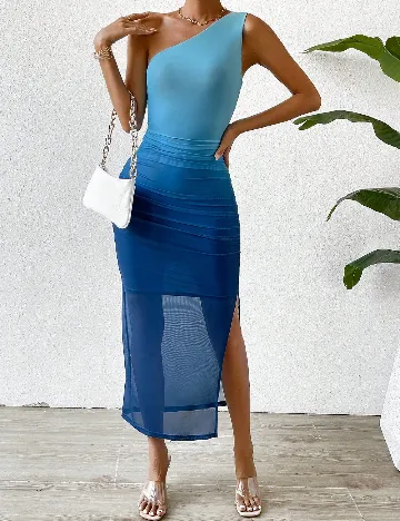 Rochie medie SHEIN, albastru