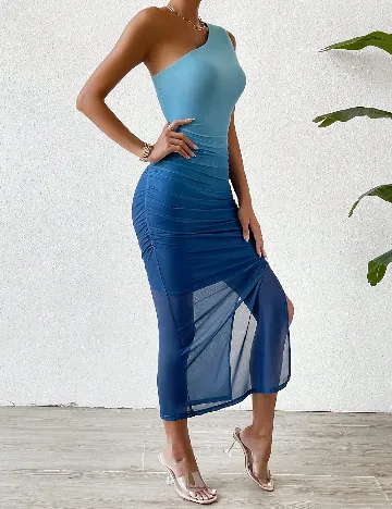 Rochie medie SHEIN, albastru