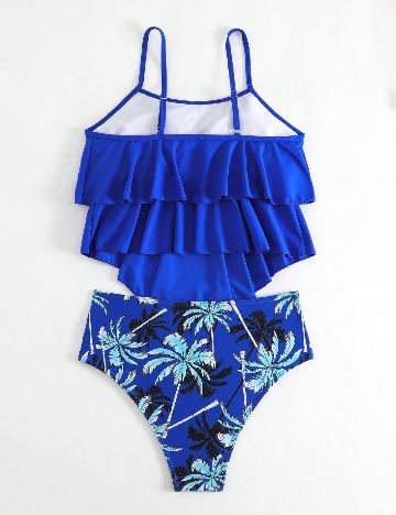 Costum de baie SHEIN, albastru
