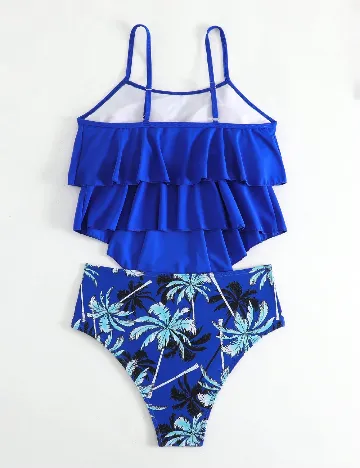 Costum de baie SHEIN, albastru