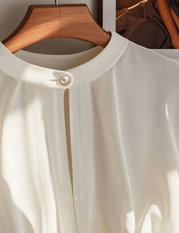 Rochie medie SHEIN, crem