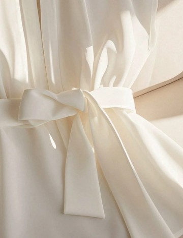 Rochie medie SHEIN, crem