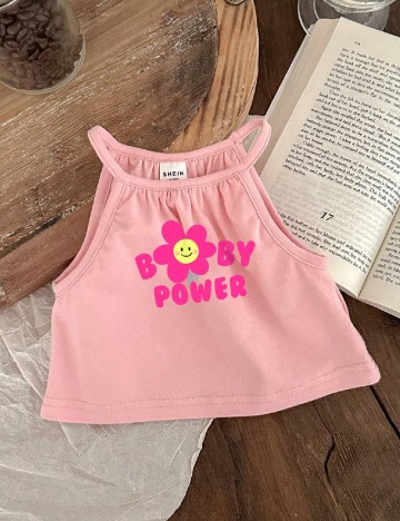Set topuri 3 bucati Shein Kids, mix culori