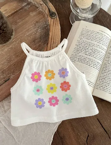 Set topuri 3 bucati Shein Kids, mix culori