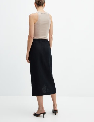 Fusta Mango, negru