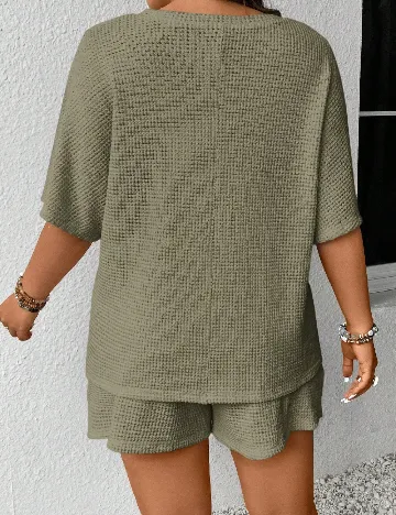 Compleu SHEIN CURVE, verde