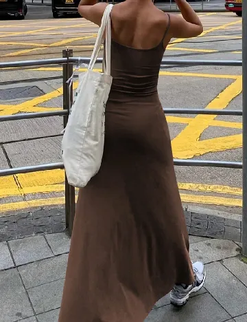 Rochie lunga SHEIN, maro