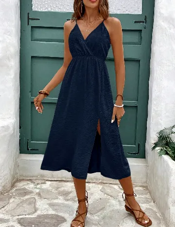 Rochie medie SHEIN, bleumarin
