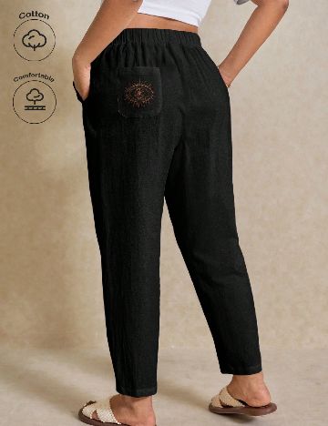 Pantaloni SHEIN, negru