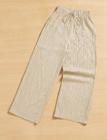 Pantaloni SHEIN, crem
