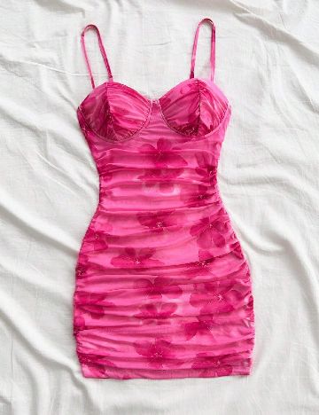 Rochie scurta SHEIN, roz