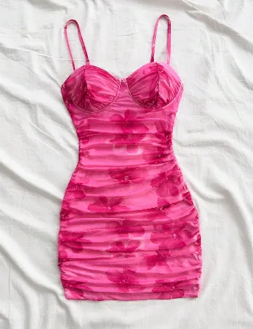 Rochie scurta SHEIN, roz