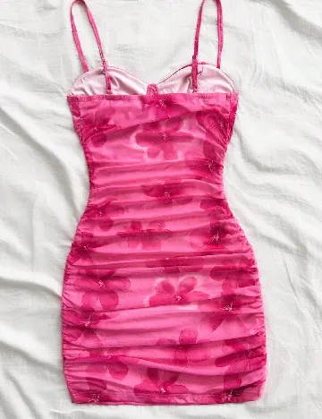 Rochie scurta SHEIN, roz
