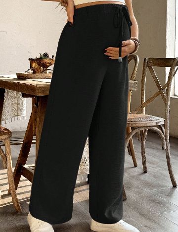 Pantaloni SHEIN Maternity, negru