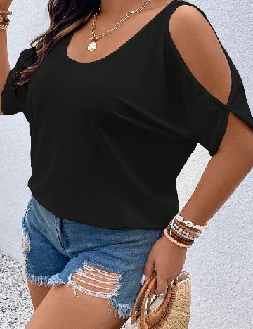 Tricou SHEIN CURVE, negru