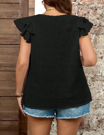 Bluza SHEIN CURVE, negru