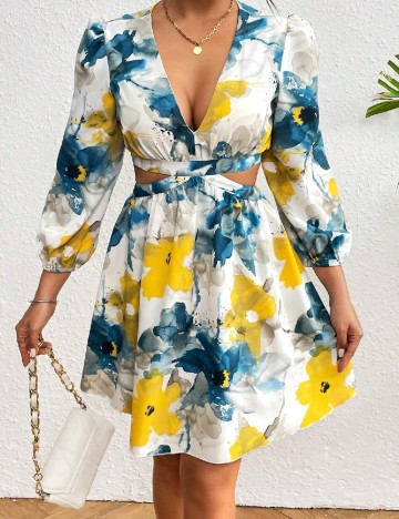 Rochie scurta SHEIN, mix culori
