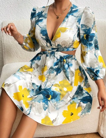 Rochie scurta SHEIN, mix culori