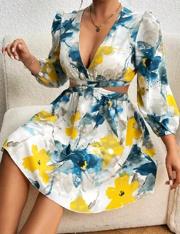 Rochie scurta SHEIN, mix culori
