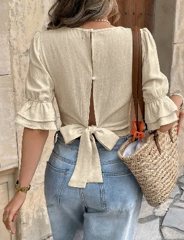 Top SHEIN, crem