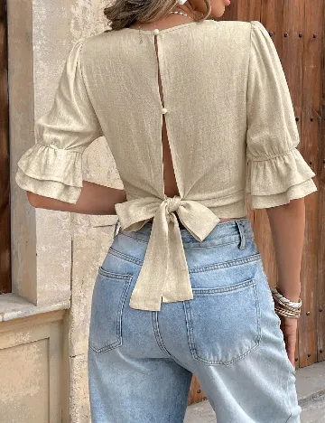 Top SHEIN, crem