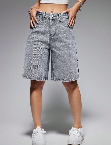Pantaloni scurti SHEIN, gri