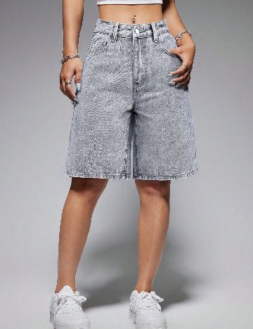 Pantaloni scurti SHEIN, gri