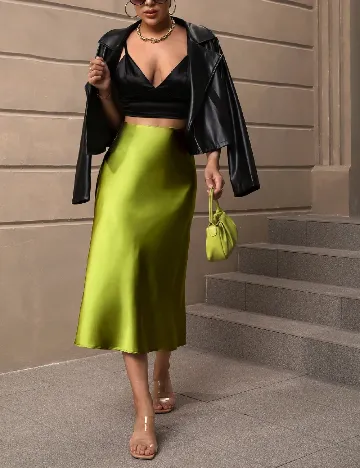 Fusta SHEIN, verde