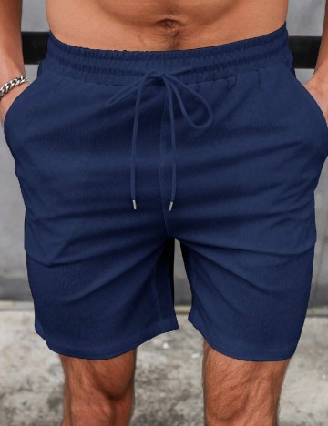 Pantaloni scurti SHEIN, bleumarin