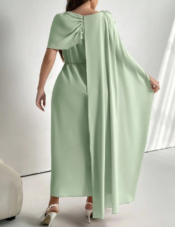 Rochie lunga SHEIN CURVE, verde