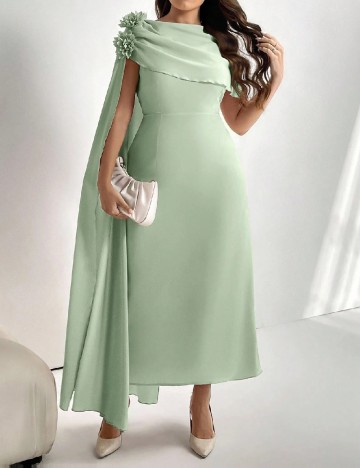 Rochie lunga SHEIN CURVE, verde