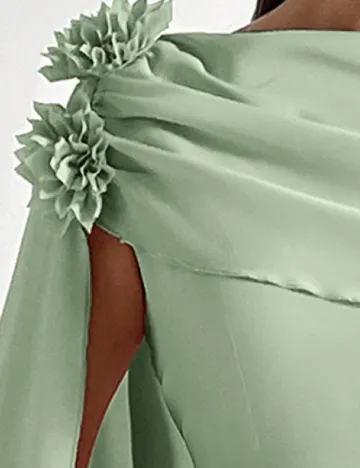 Rochie lunga SHEIN CURVE, verde