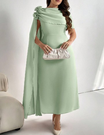 Rochie lunga SHEIN CURVE, verde