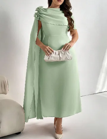 Rochie lunga SHEIN CURVE, verde