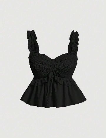 Top SHEIN, negru