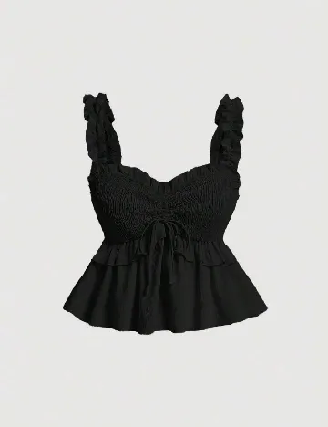 Top SHEIN, negru