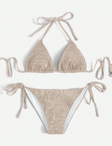 Costum de baie SHEIN, crem