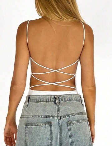 Top SHEIN, alb
