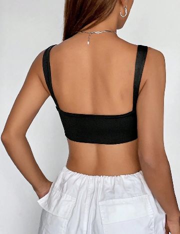 Top SHEIN, negru