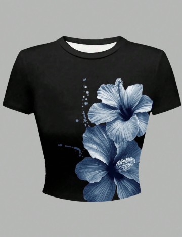 Top Shein Kids, negru