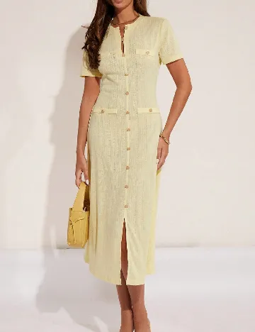 Rochie medie SHEIN, galben