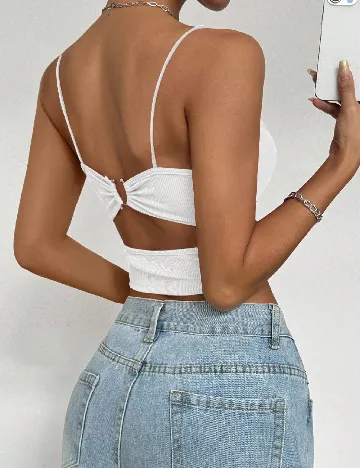 Top SHEIN, alb