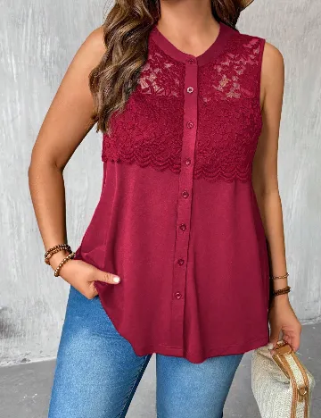Bluza SHEIN CURVE, rosu