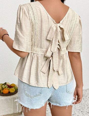 Bluza SHEIN CURVE, crem