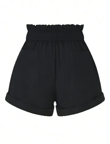 Pantaloni scurti SHEIN CURVE, negru