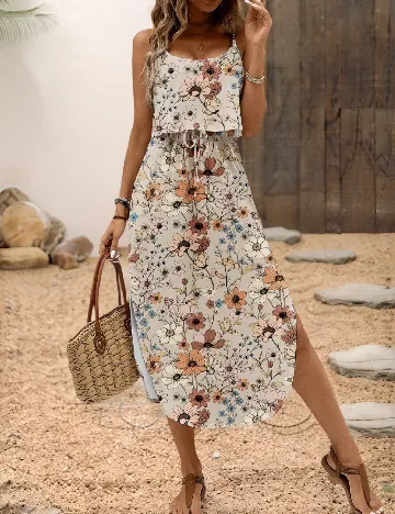 Rochie medie SHEIN, floral print