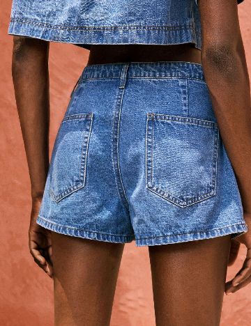 Fusta pantalon SHEIN, albastru