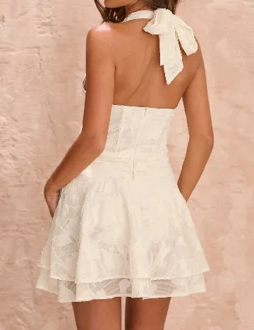 Rochie scurta SHEIN, ecru