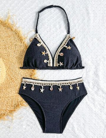 Costum de baie Shein Kids, negru